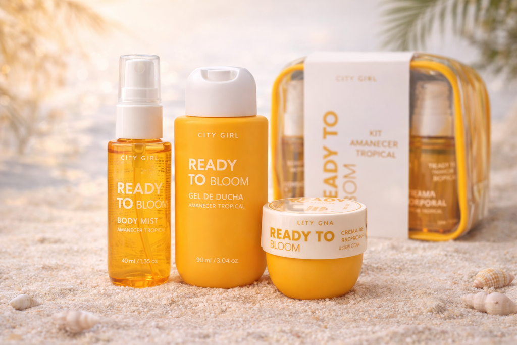 Kit de Belleza 3 en 1 – Perfume, Crema Corporal y Gel de Ducha